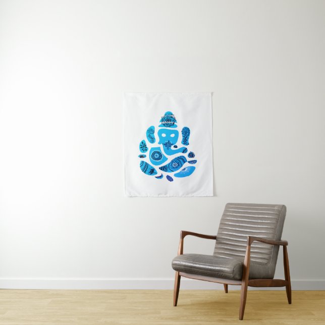 Ganesha Wall Tapestry (In Situ)