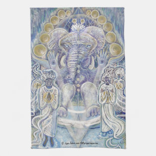 Ganesha Wealth Blessing Kitchen Towel