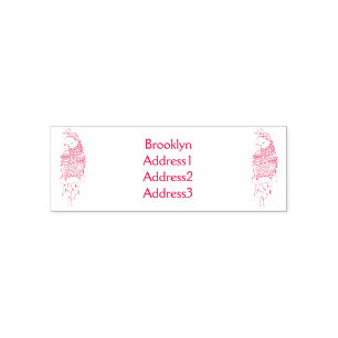 Gang gang cockatoo bird cartoon illustration self-inking stamp