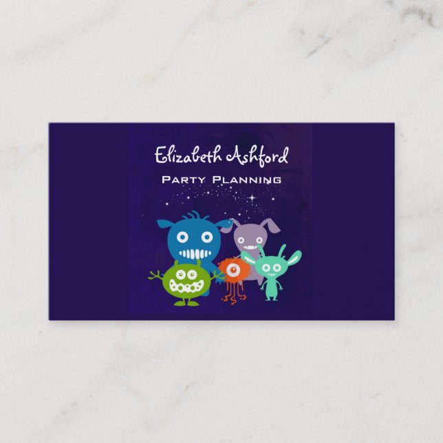 Gang Of Cute Creatures Business Card (Front)
