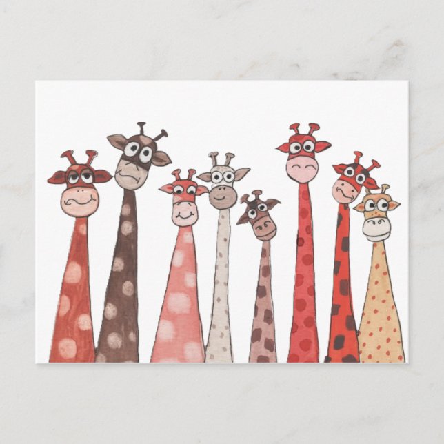 Gang of Giraffes Postcard (Front)