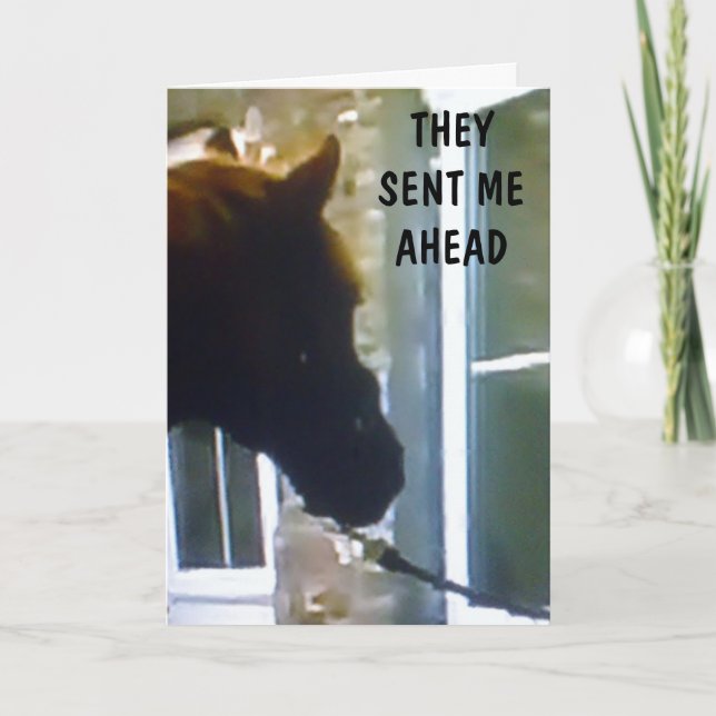 GANG SENT ME TO SAY HAPPY BIRTHDAY CARD (Front)