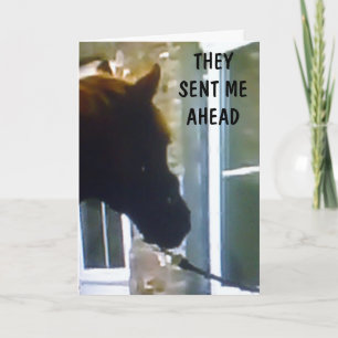 GANG SENT ME TO SAY HAPPY BIRTHDAY CARD