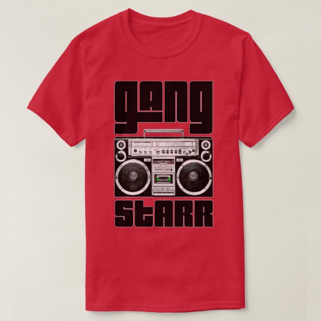 Gang Starr Original Retro Fan Art Design T-Shirt (Design Front)