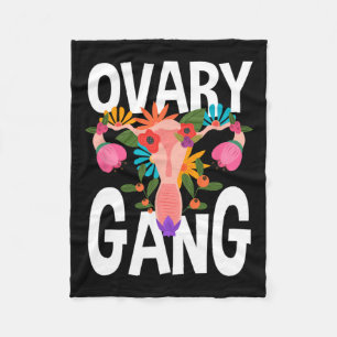 Gang Uterus Ovarian Feminism Feminist Fleece Blanket