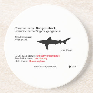 Ganges shark coaster