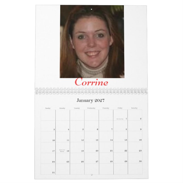 Gangl Family Calendar 2007 (Jan 2027)