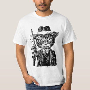 Gangsta cat gun  T-Shirt