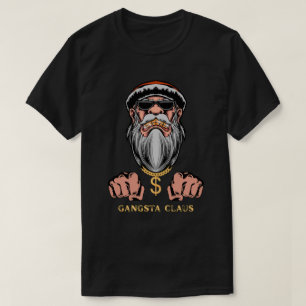 Gangsta Claus Christmas T-Shirt