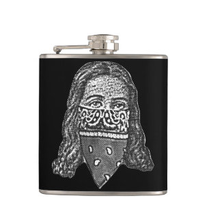 Gangsta Jesus Hip Flask