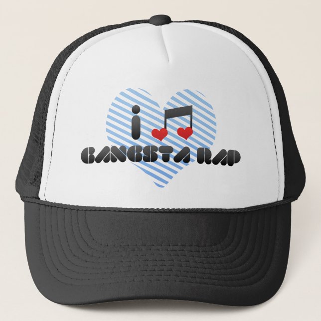 Gangsta Rap Trucker Hat (Front)