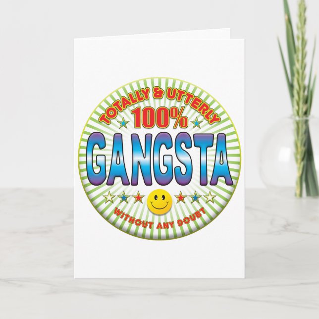 Gangsta Totally Card (Front)
