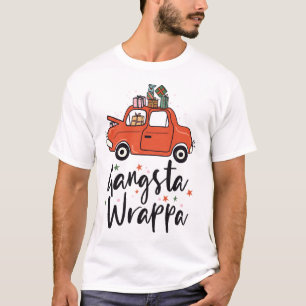 Gangsta Wrappa Funny Christmas T-Shirt