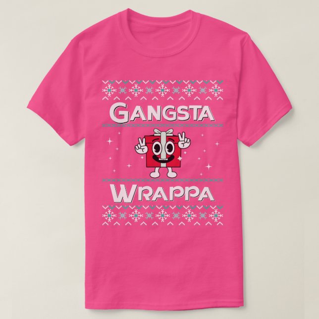 Gangsta Wrappa Ugly Sweater 1 (Design Front)