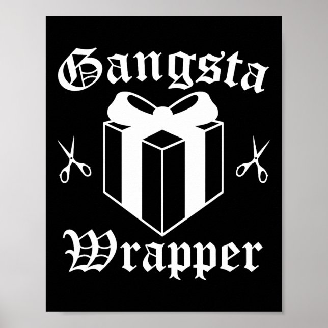 Gangsta Wrapper Christmas Holiday  Poster (Front)