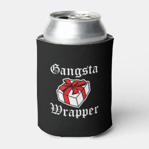 Gangsta Wrapper funny Christmas gift Can Cooler