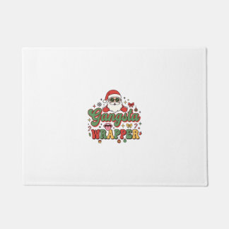 Gangsta Wrapper Santa Christmas Doormat