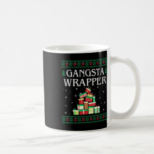 Gangsta Wrapper Ugly Sweater Christmas T Coffee Mug
