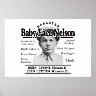 Gangster Baby Face Nelson Poster