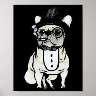 Gangster Bouledogue Français Poster