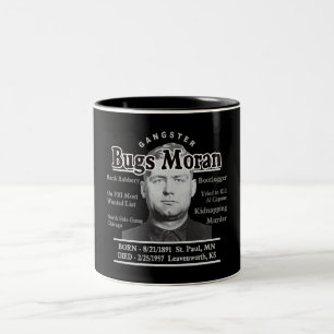 Gangster Bugs Moran Two-Tone Coffee Mug