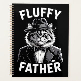 Gangster Cat Fluffy Father Planner