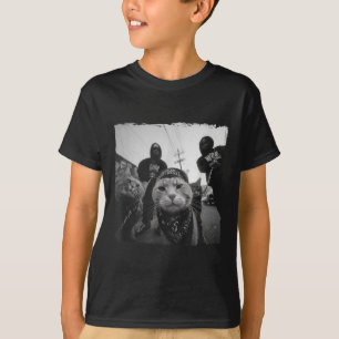 Gangster Cats Streetwear Cool Cat Motif Funny T-Shirt