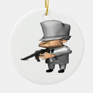 Gangster Ceramic Tree Decoration