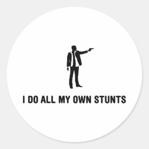 Gangster Classic Round Sticker