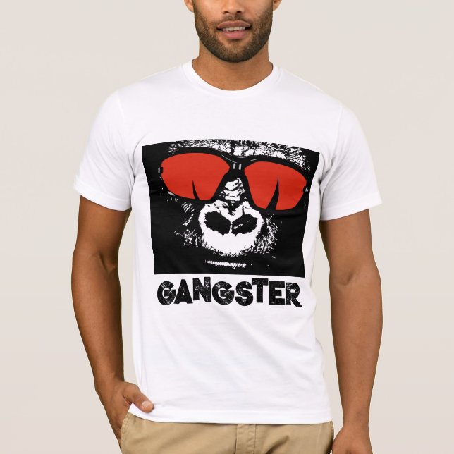 GANGSTER DAD GORILLA FUNNY T-SHIRTS (Front)
