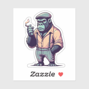 gangster gorilla,crazy animals