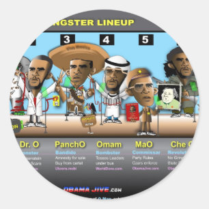 Gangster Government Classic Round Sticker