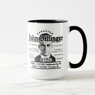 Gangster John Dillinger Mug