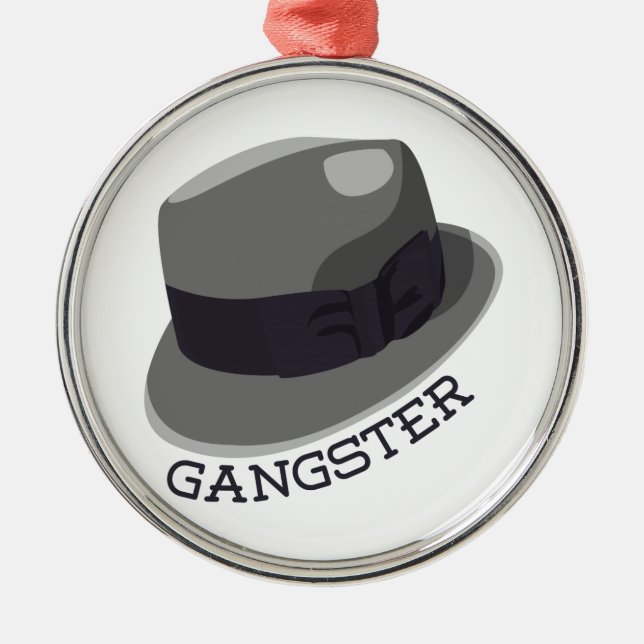 Gangster Metal Tree Decoration (Front)