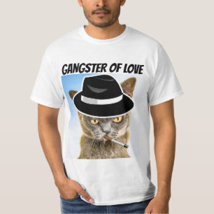 GANGSTER OF LOVE CAT T-SHIRTS