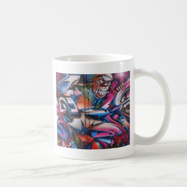 Gangster rapper urban graffiti street art coffee mug (Right)