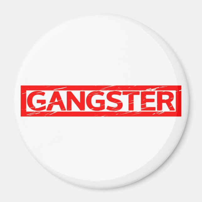Gangster Stamp Magnet (Front)