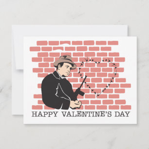 Gangster Valentine's Day Holiday Card