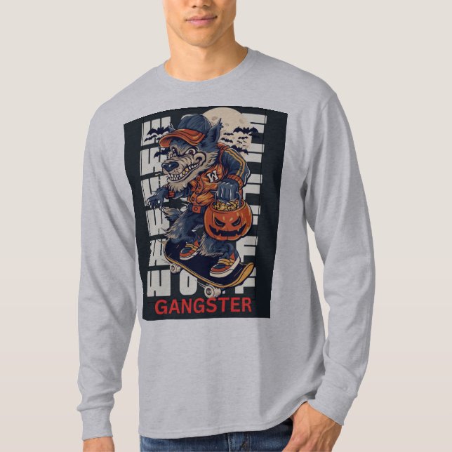 Gangster WOLF T-Shirt (Front)