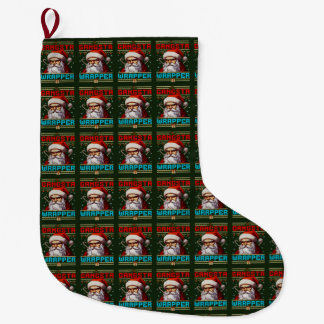 Gangster Wrapper Christmas Stocking