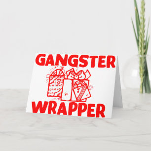 Gangster Wrapper Holiday Card