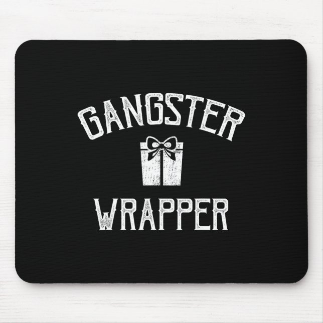 Gangster Wrapper Rapper Christmas  Mouse Mat (Front)