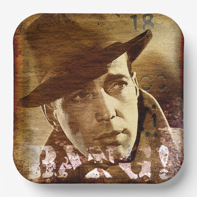 Gangster's Boggie Paper Plate (Front)