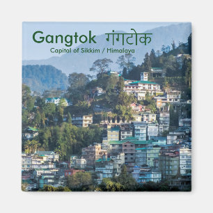 Gangtok गं ग टो क - Capital of Sikkim  Magnet