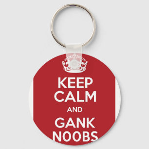 Gank n00bs key chain