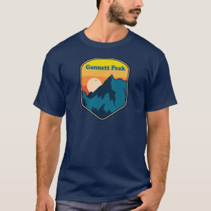 Gannett Peak Wyoming Sunrise T-Shirt