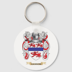 Gannon Coat of Arms (Family Crest) Key Ring