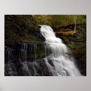 Ganoga Falls 24"x18" Poster