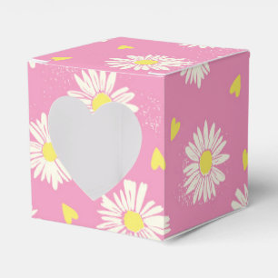 Gänseblümchen rosa favour box