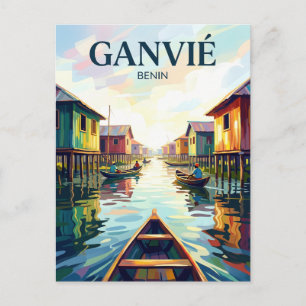 Ganvié Lake Village Benin Postcard